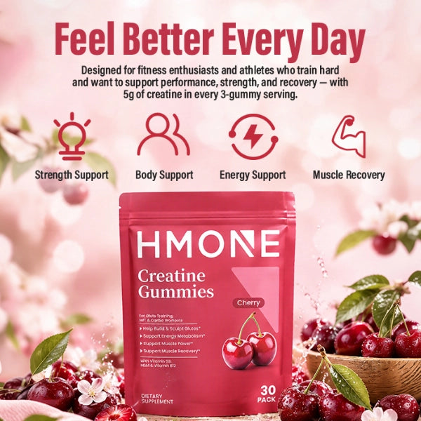 Creatine Monohydrate Gummies - Tart Cherry