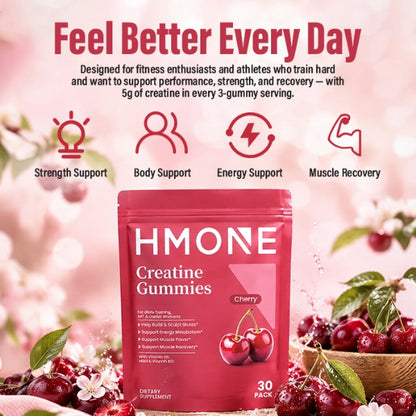 Creatine Monohydrate Gummies - Tart Cherry